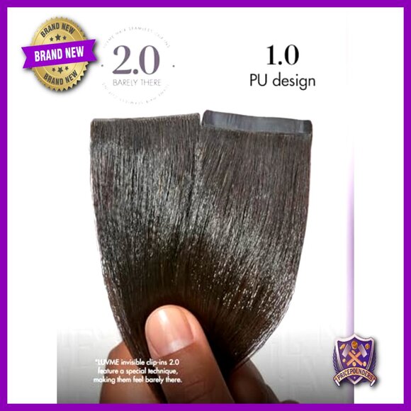 18 Inch Human Hair Clip In Extensions, 110g 6Pcs, Yaki Straight, Remy main image 4